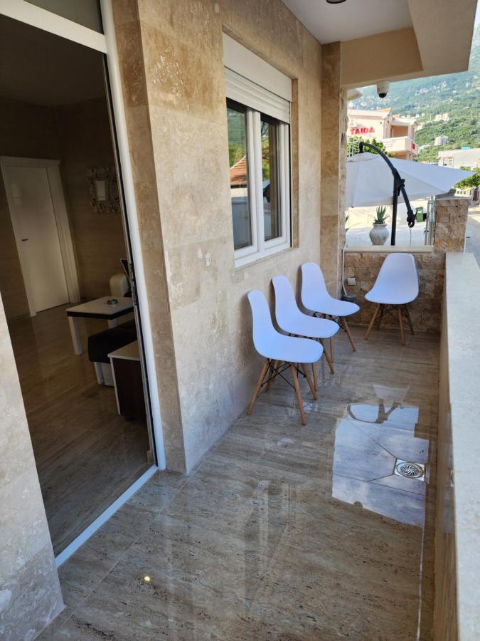 Ebra Lux Apartmani Dobra Voda Kültér fotó